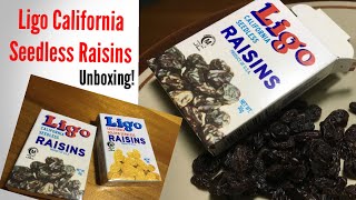 Unboxing Ligo California Seedless Raisins