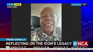 Minister Naledi Pandor speaks on the late Frene Ginwala