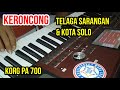 Keroncong Electone Korg PA700 | Telaga Sarangan & Kota Solo| Voc: Sugeng