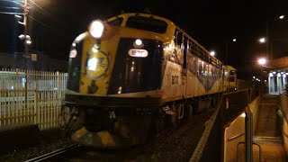 B76, T386 leading spoil train through Newport with T381 trailing