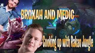 I played a ranked flex with Broxah and Medic