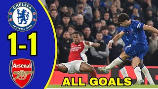 Chelsea 1-1 Arsenal Highlights! Pedro Neto Scores His First Goal At Chelsea.