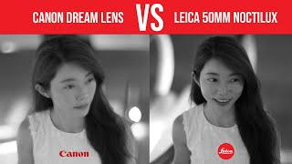 Canon Dream vs Leica Noctilux (on M9 monochrom): The Showdown #leica #canon #monochrom #noctilux