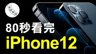 【10月13日蘋果發布會】80秒鐘看完5G iPhone12亮點