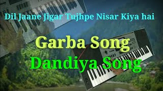 Dandiya || Garba || Dil Jaane Jigar Tujhpe || song on piano