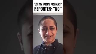 Reporter REFUSES to Use “Special” Pronouns