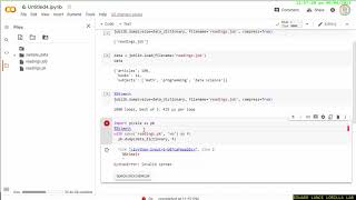 【PYTHON】Read and Write using joblib library