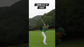 화산 CC 인코스 4번홀 블랙 티 파4 394m Hdcp 13 #driver #teeshot #approach #bunker #putting