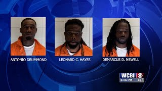 Three men charged with breaking into a UPS warehouse in Columbus
