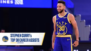 Stephen Curry's TOP 30 CAREER ASSISTS