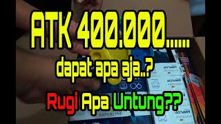 belanja A.T.K (Alat Tulis Kantor) 400.000 dari toko Grosir ATK