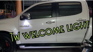 ลองทำ : ไฟ Welcome Light ไฟส่องพื้น Isuzu Dmax