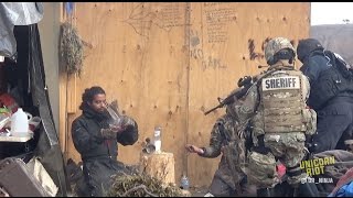 Militarized Police Evict Water Protectors from #NoDAPL Camp [2/23/17]