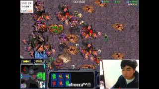 2014.12.06 테란(Terran) 저그 피말리기! 그리고 베틀크루져의 위엄! Fastest Maps in StarCraft Brood War(3:3TeamPlay)