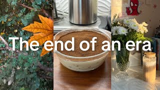 The end of an era | defending my thesis, rainy autumn days, coffee, and breath of fresh air