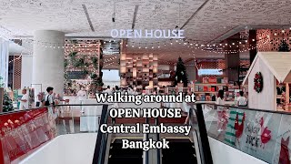 Walking Around at Open House • Central Embassy Bangkok • Restaurants, Bookstore, Co-living Space