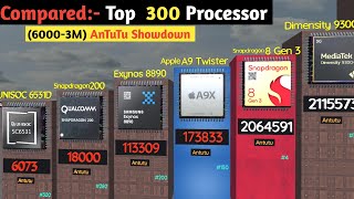 Top 300 Smartphone processor Rankings! Most powerful smartphones Processors 💥🚀 |3d Compared