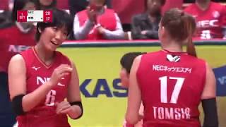 【Vリーグ公式】2019/11/02 ハイライト   #NECレッドロケッツ vs #ヴィクトリーナ姫路