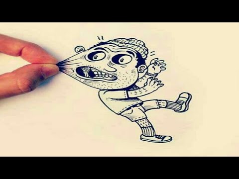 Funny Cartoon Drawing Best Hilarious Creative Drawings Artistic