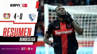 ¡TRIPLETE DE SCHICK Y GOLEADA DE LOS 11 DE LA COMPAÑÍA! | Bayer Leverkusen 4-0 Bochum | RESUMEN