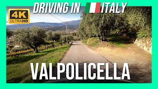 Driving in Italy: Valpolicella (Verona) | 4K 60fps