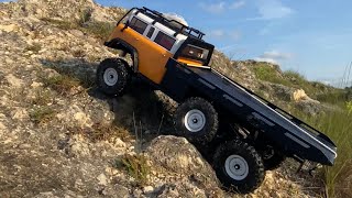 NEW Cross RC JT6 6x6 rtr crawler w/ upgrades rock crawling, 4x4 extreme off-road RC