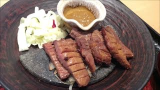 【大戸屋】店舗限定の『生姜醤油漬け炭火焼き 牛たん定食』を食べる☆外食・和食・グルメ・たべあるき・健康的な食事