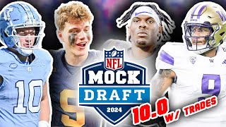 2024 NFL First Round Mock Draft For All 32 Picks! 10.0! (Preparing for the Draft