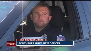 Southport police hires new officer who will replace the late Lt. Aaron Allan