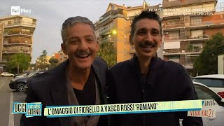 L'omaggio di Fiorello a Vasco Rossi "Romano" - Oggi è un altro giorno 09/11/2022