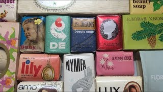 Unpacking vintage soap. Soap opening HAUL/ Асмр распаковка винтажного мыла