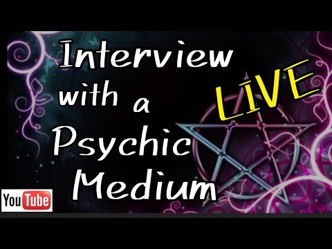 Live Exclusive Interview With A Psychic Medium Youtube