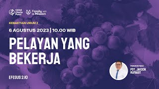 GKMI Gloria Patri - KU 2 | 6 Agustus 2023 | Pelayan Yang Bekerja | Pdt. Jakson Rumagit