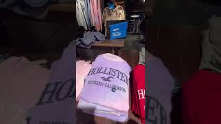 HOLLISTER HAUL HOLLISTER #shopping  2023 Shop With Me BACK TO SCHOOL CLOTHES SHOPPING #shorts