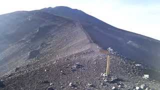 富士山と宝永山の馬の背からの360度展望（2013年8月17日）