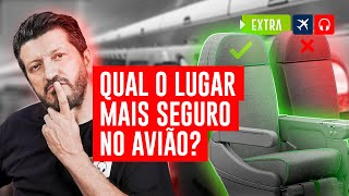 Qual lugar mais seguro no avião? EP. 697