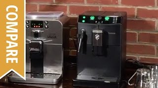 Compare: Gaggia Brera and Saeco Pure Espresso Machines