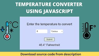 Unlock the Power of HTML, CSS, and JS: Celsius to Fahrenheit