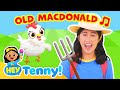 Old MacDonald Had a Farm | Nursery Rhymes | Educational Video for Kids | Hey Tenny!