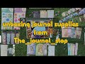 Unboxing journal supplies from @the_journal_stop | Unboxing asmr videos | Unboxing journal supplies