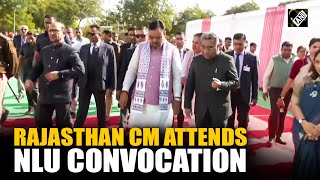 Jodhpur: Rajasthan CM Bhajanlal Sharma Attends NLU Convocation Ceremony