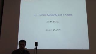 Data Mining (Spring 2019) Lecture 3