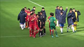 高校サッカー 流経大柏vs市立船橋 選手入場～試合開始（2017 千葉県大会決勝）