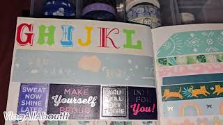 Washi Tape Swatch Book Flip & Chat!