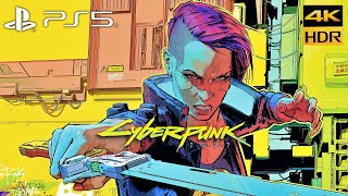 Cyberpunk 2077 [PS5 HDR 60FPS Upscale 4K] Gameplay Part 1