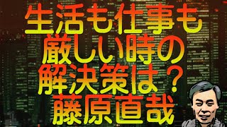 【ゆっくり解説】生活も仕事も厳しい時の解決策は？藤原直哉