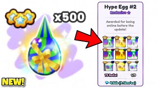 I Opened 500x NEW HYPE EGGS 2 \u0026 Got.. (Pet Simulator 99)