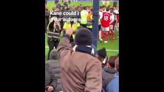 Fan kicks opposition goalie. *NEW ANGLE* STEWARD TO BLAME? Ramsdale assaulted by Tottenham fan #uk