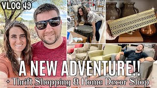 EXCITING NEWS! HOME MAKEOVER SERIES LAUNCH + THRIFTING & HOME DECOR
