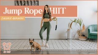 20-Minute JUMP ROPE HIIT Workout to Lose Weight